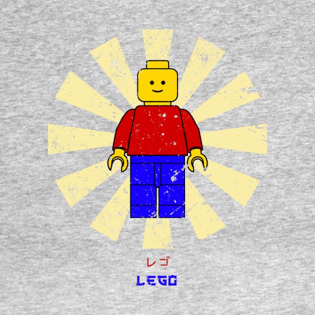 Lego Man Retro Japanese by Nova5